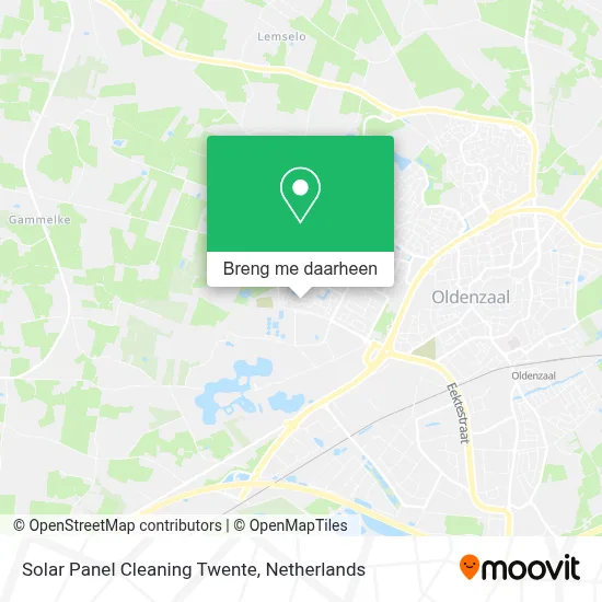 Solar Panel Cleaning Twente kaart