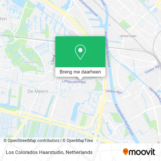 Los Colorados Haarstudio kaart