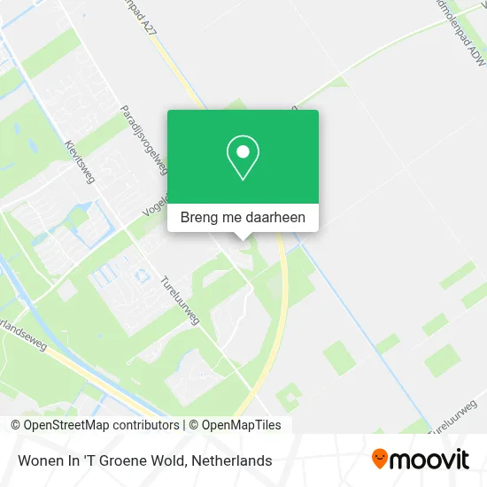 Wonen In 'T Groene Wold kaart