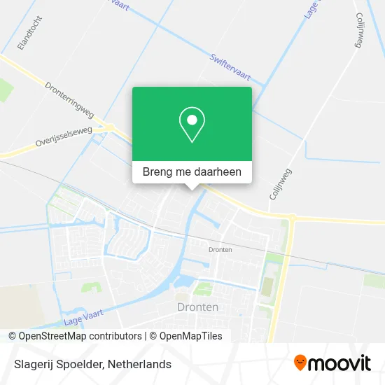 Slagerij Spoelder kaart