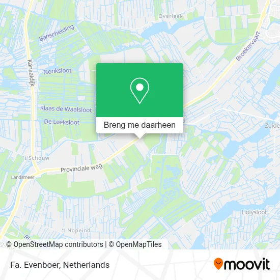 Fa. Evenboer kaart