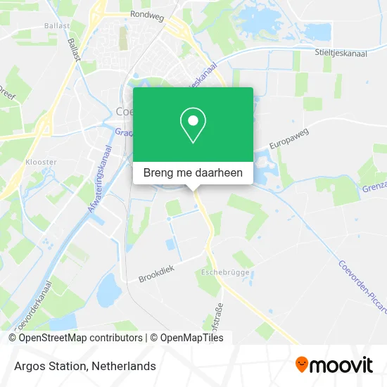 Argos Station kaart