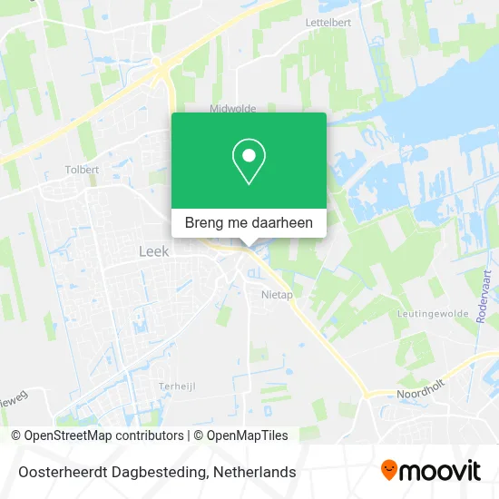 Oosterheerdt Dagbesteding kaart