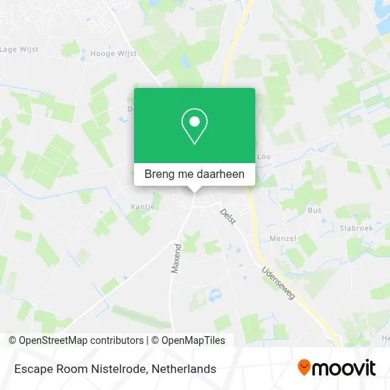 Escape Room Nistelrode kaart