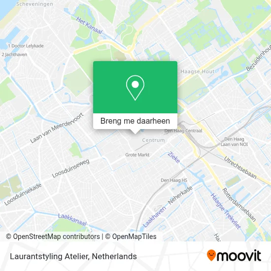 Laurantstyling Atelier kaart