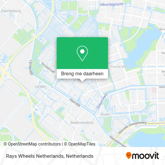 Rays Wheels Netherlands kaart