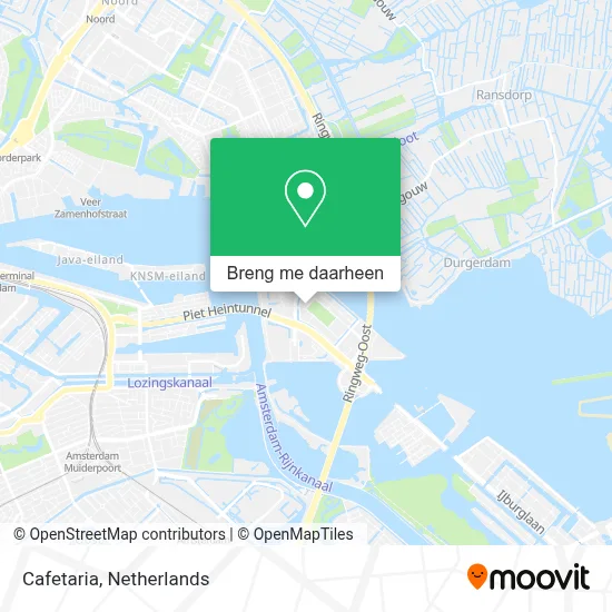 Cafetaria kaart