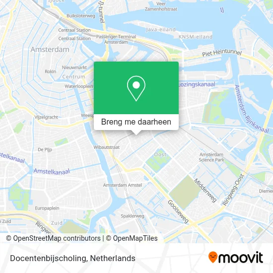 Docentenbijscholing kaart