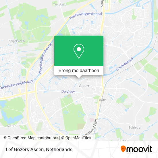Lef Gozers Assen kaart