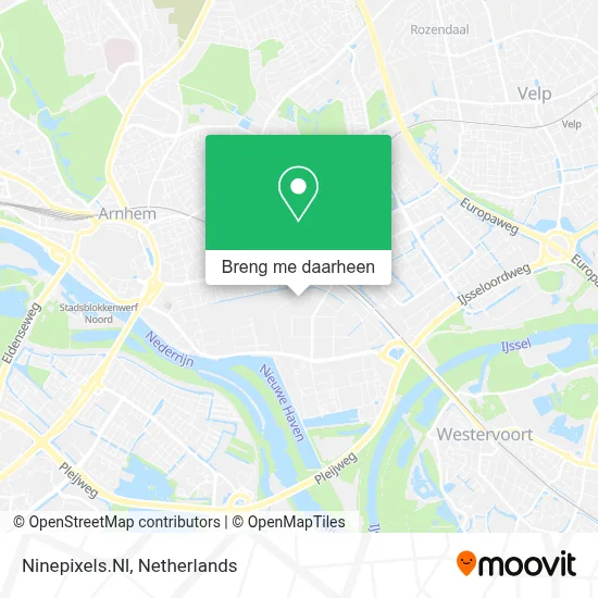 Ninepixels.Nl kaart