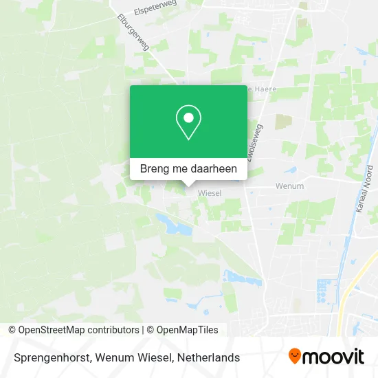 Sprengenhorst, Wenum Wiesel kaart