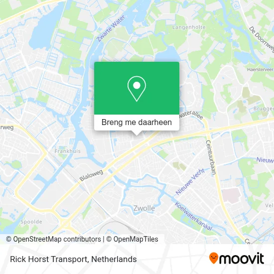 Rick Horst Transport kaart