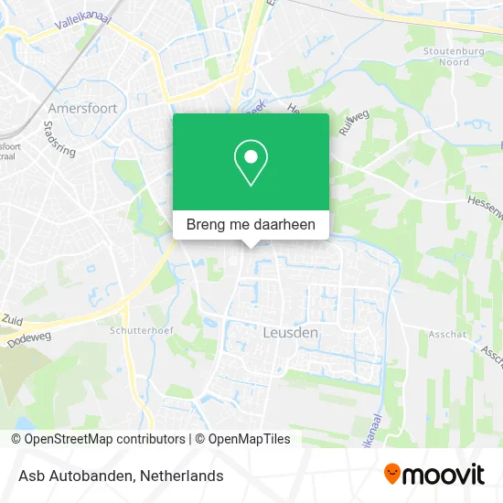 Asb Autobanden kaart