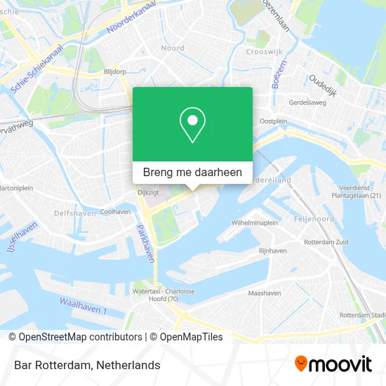 Bar Rotterdam kaart