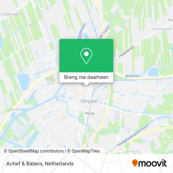 Actief & Balans kaart