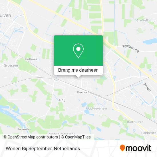 Wonen Bij September kaart