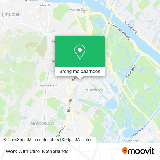 Work With Care kaart