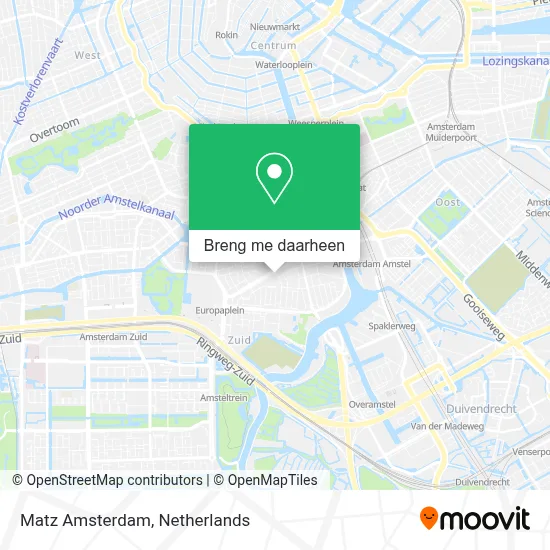 Matz Amsterdam kaart