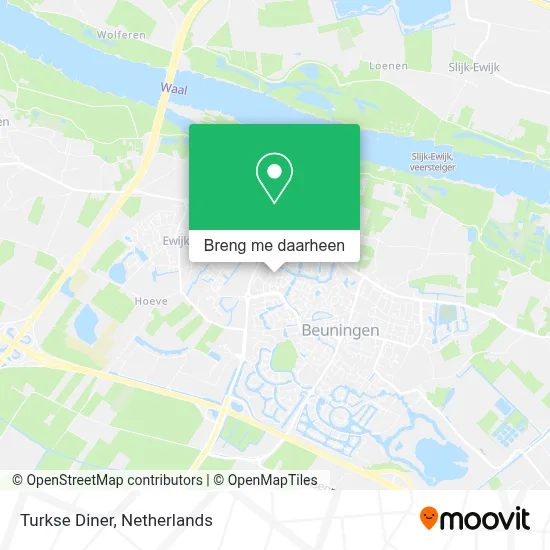 Turkse Diner kaart