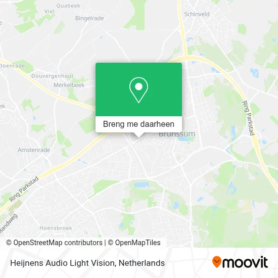 Heijnens Audio Light Vision kaart