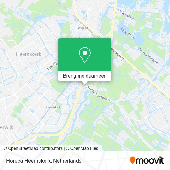 Horeca Heemskerk kaart