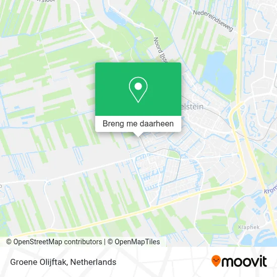 Groene Olijftak kaart
