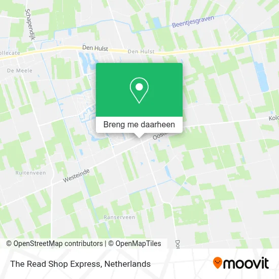 The Read Shop Express kaart