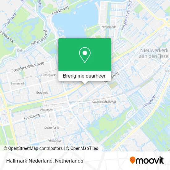 Hallmark Nederland kaart