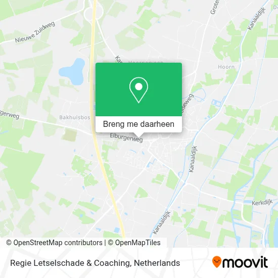 Regie Letselschade & Coaching kaart