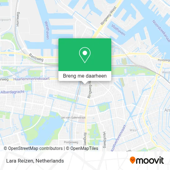 Lara Reizen kaart
