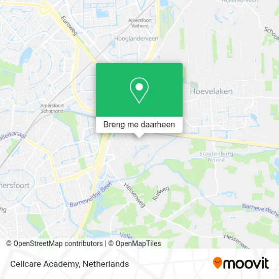 Cellcare Academy kaart