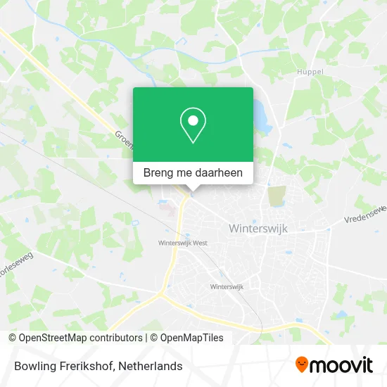 Bowling Frerikshof kaart