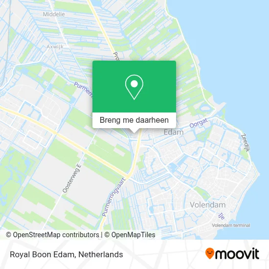 Royal Boon Edam kaart