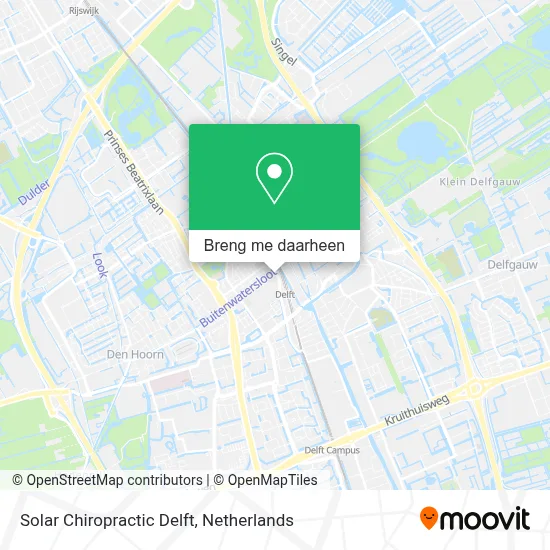 Solar Chiropractic Delft kaart