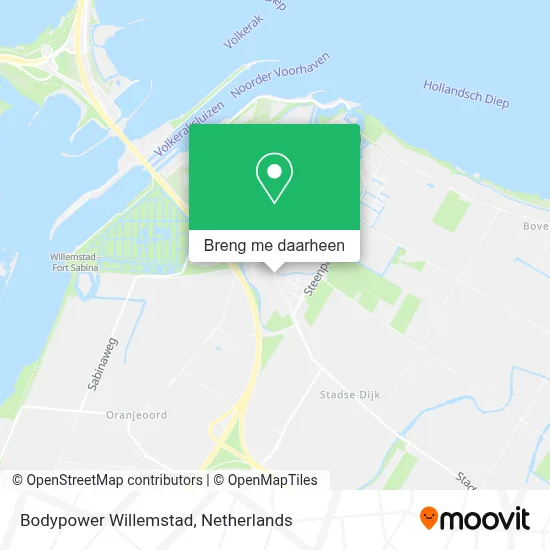 Bodypower Willemstad kaart