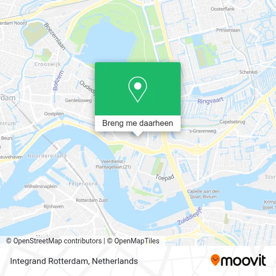 Integrand Rotterdam kaart