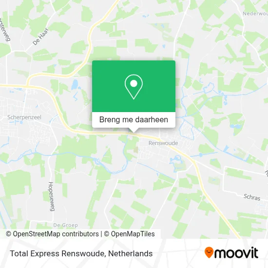 Total Express Renswoude kaart