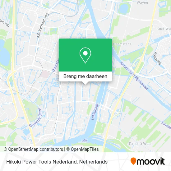 Hikoki Power Tools Nederland kaart