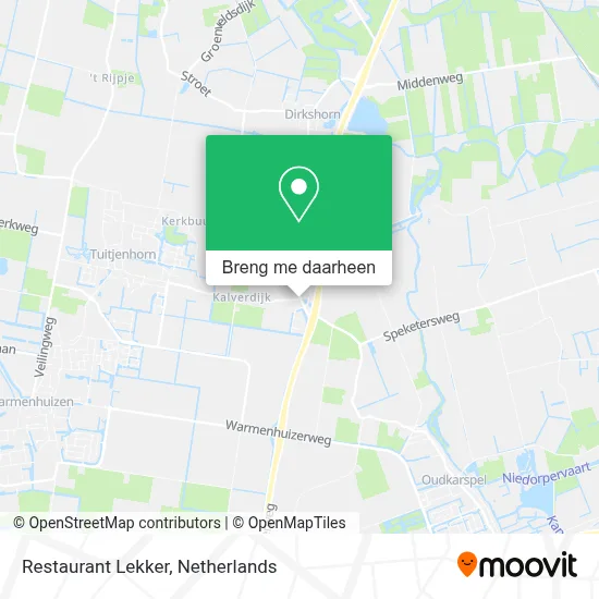 Restaurant Lekker kaart