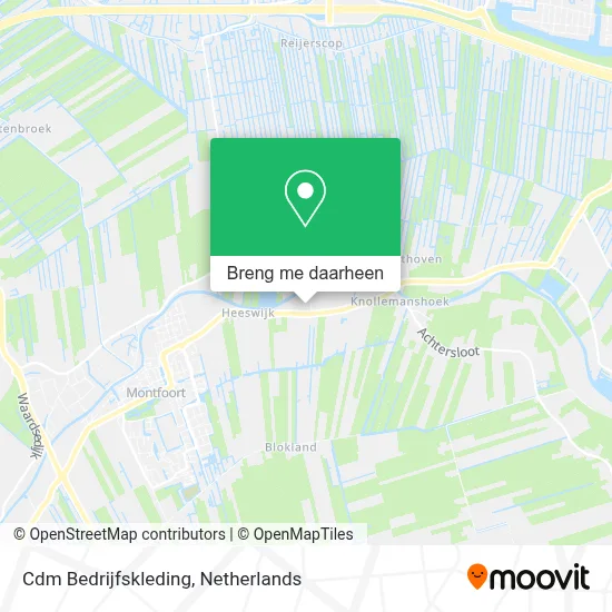 Cdm Bedrijfskleding kaart