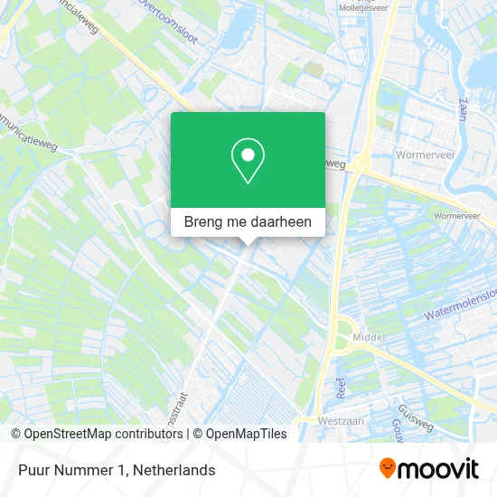 Puur Nummer 1 kaart