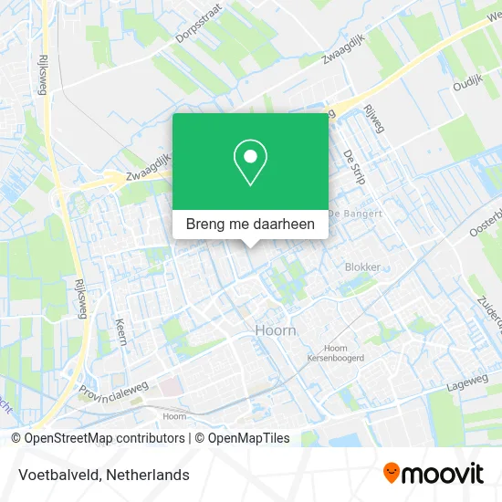 Voetbalveld kaart