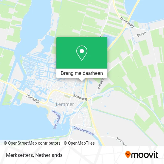 Merksetters kaart