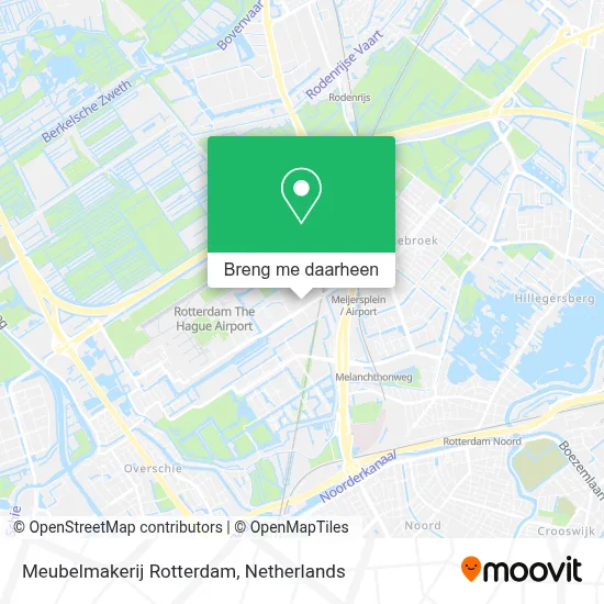 Meubelmakerij Rotterdam kaart