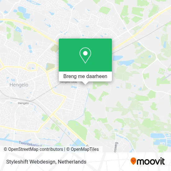 Styleshift Webdesign kaart