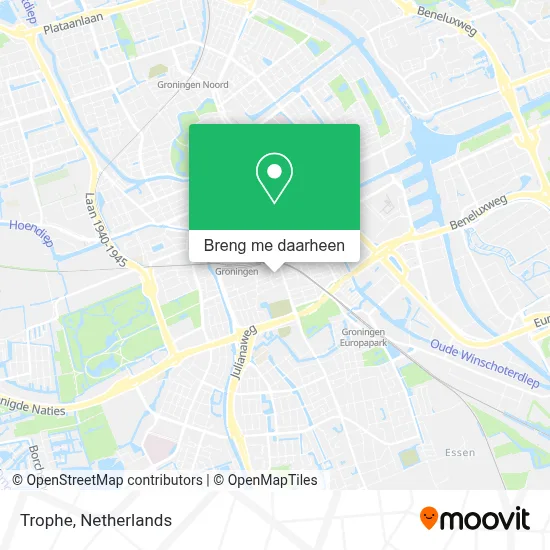 Trophe kaart