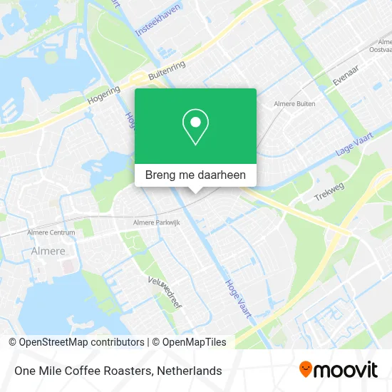 One Mile Coffee Roasters kaart