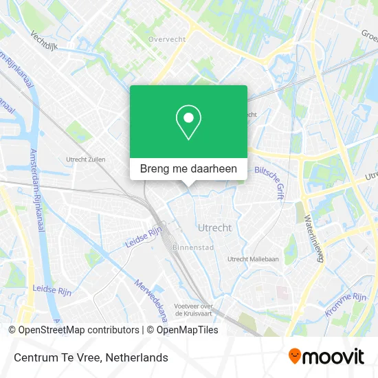 Centrum Te Vree kaart