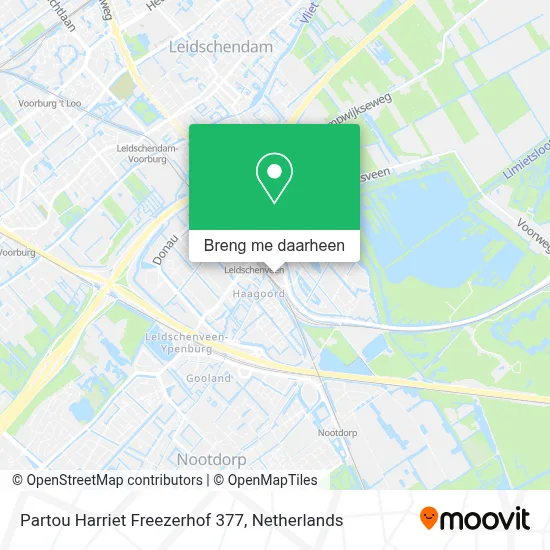 Partou Harriet Freezerhof 377 kaart