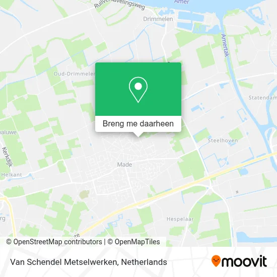 Van Schendel Metselwerken kaart
